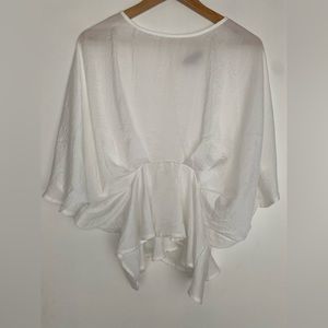 White - Medium - Nasty Gal Blouse
